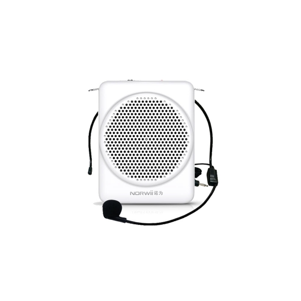 S368 迷你小蜜蜂擴音器 有線擴音/AUX音頻/峰值5W/1800mAh/白色